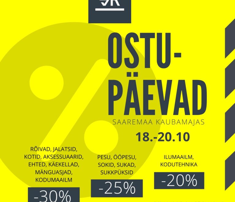 Ostupäevad 18.-20.10