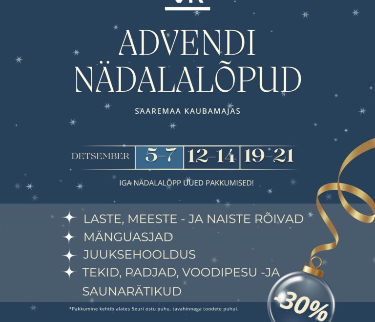 Advent nädalalõpud!